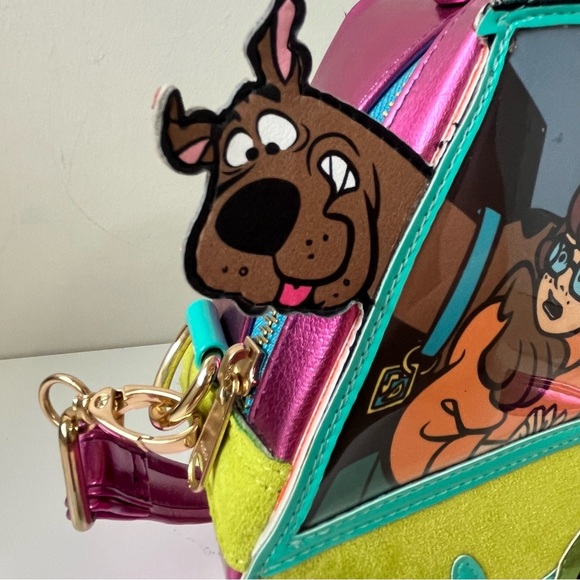 Irregular Choice Scooby Doo Mystery Machine Crossbody Bag W/LIGHT UP HEADLIGHTS - Picture 9 of 13